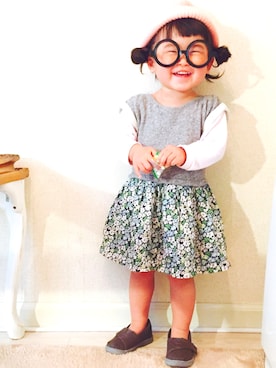 「babygap」｜「アイテム（その他シューズ）」を使った、kokoさん（キッズ・90cm）の春コーディネート