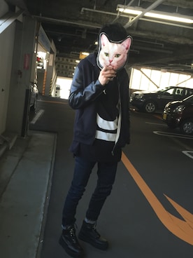 「UNDERCOVER（アンダーカバー）のアイテム（財布/小物）」を使った、7010さん（メンズ・181cm）の春コーディネート