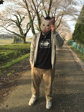 「UNDERCOVER（アンダーカバー）のアイテム（財布/小物）」を使った、7010さん（メンズ・181cm）の春コーディネート