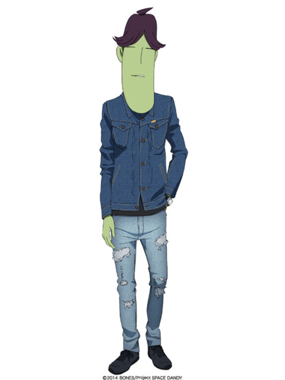 デニムパンツ、デニムジャケットを着用したメンズの春コーディネートの1枚目の写真