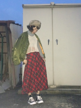 「タートルネック」｜「アイテム（ハンドケア/ハンドクリーム）」を使った、さえしさん（レディース・154cm）の秋コーディネート