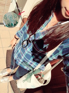 「SHANK（シャンク）のアイテム」を使った、m!ho de janeiroさん（レディース・157cm）の秋コーディネート