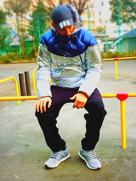 レイザーラモンHGさん（メンズ・185cm）の冬コーディネート