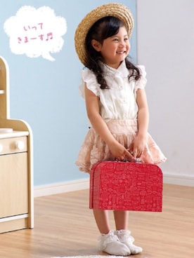 「Jenni Kayne（ジェニーケイン）のアイテム」を使った、aiyanさん（キッズ・100cm）の夏コーディネート