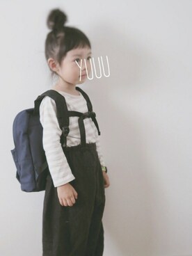 yuuuさん（キッズ・90cm）の秋コーディネート