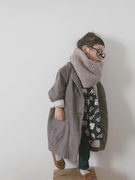 yuuuさん（キッズ・90cm）の冬コーディネート