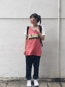 9_2_0さん（レディース・158cm）の夏コーディネート