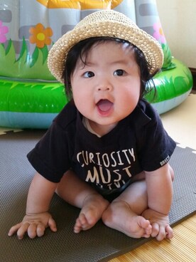 hima♬*ﾟさん（キッズ・70cm）の夏コーディネート