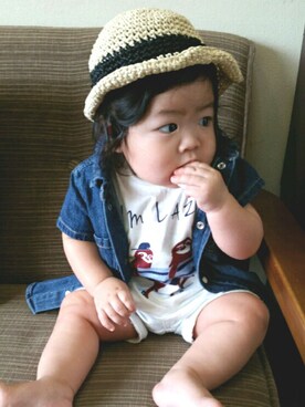 hima♬*ﾟさん（キッズ・70cm）の秋コーディネート