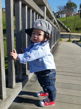 hima♬*ﾟさん（キッズ・70cm）の冬コーディネート