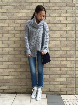 SAKI TAKAYAMAさん（レディース・164cm）の秋コーディネート