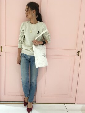 SAKI TAKAYAMAさん（レディース・164cm）の冬コーディネート