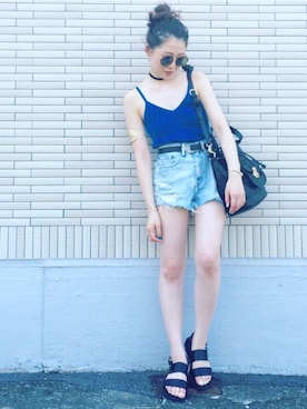 Hiromiiiさん（レディース・158cm）の夏コーディネート