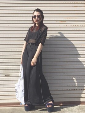 Hiromiiiさん（レディース・158cm）の夏コーディネート