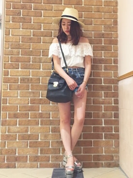 Hiromiiiさん(レディース・158cm)の夏コーディネート