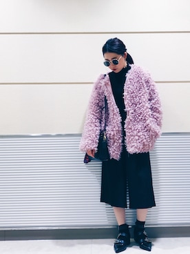 Hiromiiiさん（レディース・158cm）の冬コーディネート