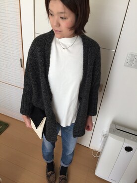 「Hachill（ハチ）のアイテム」を使った、mamikohuuさん（レディース・166cm）の冬コーディネート