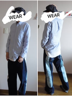 「TAKEO KIKUCHI（タケオキクチ）のアイテム（キャスケット）」を使った、Izuさん（メンズ・175cm）の春コーディネート