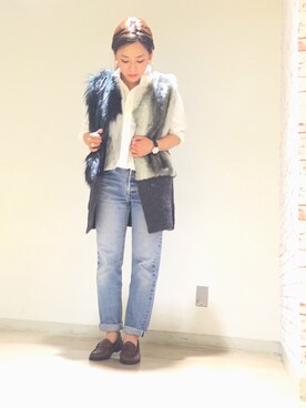 Mayu Yokouchiさん（レディース・162cm）の夏コーディネート