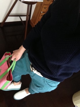「Marc by Marc Jacobs（マークバイマークジェイコブス）のアイテム（スニーカー）」を使った、たぁーさん（レディース・152cm）の春コーディネート