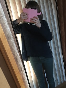 「tocco（トッコ）のアイテム（スウェット）」を使った、♡mia♡さん（レディース・155cm）の秋コーディネート