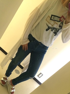 「HVC（エイチブイシー）のアイテム」を使った、k_kさん（レディース・160cm）の夏コーディネート