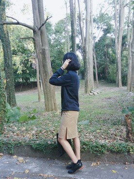 「CREWNECK」｜Wie wieさん（レディース・166cm）の秋コーディネート
