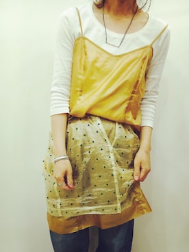 「ジュエリー」｜足立 さわこさん（レディース・156cm）の春コーディネート