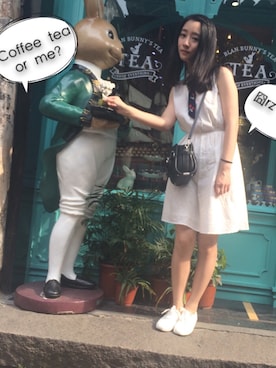 「MIXXO（ミッソ）のアイテム（ワンピース/ドレス）」を使った、啊冯姐姐さん（レディース・158cm）の夏コーディネート