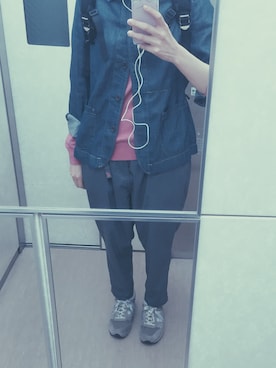 「ピンクニット」｜よさん（レディース・163cm）の秋コーディネート