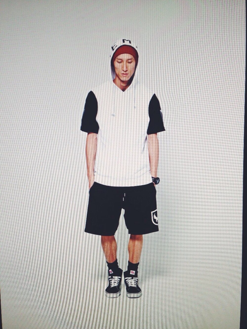 「VANS、SK8　、G-SHOCK、REMIX、remixtaipei」｜「Remix（その他パンツ、ブラック系）」を使った、Eric Chenさん（メンズ・173cm）の夏コーディネートの1枚目の写真