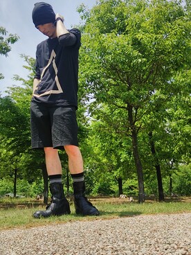 「KRIS VAN ASSCHE（クリスヴァンアッシュ）のアイテム（パンツ）」を使った、takashiさん（メンズ・180cm）の春コーディネート