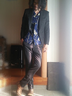「OLD JOE & CO.（オールドジョーアンドコー）のアイテム（シャツ/ブラウス）」を使った、takashiさん（メンズ・180cm）の夏コーディネート