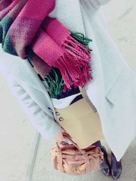 はちさん（レディース・159cm）の冬コーディネート