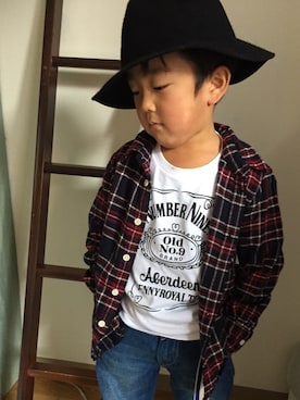「SCOTCH & SODA（スコッチ アンド ソーダ）のアイテム（パンツ）」を使った、Junoさん（キッズ・110cm）の冬コーディネート