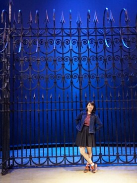 「travel」｜「アイテム（デニムジャケット）」を使った、allisonさん（レディース・165cm）の春コーディネート