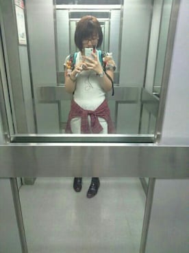 「New look（ニュールック）のアイテム（オールインワン・サロペット）」を使った、allisonさん（レディース・165cm）の夏コーディネート