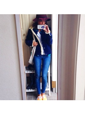「ROXY（ロキシー）のアイテム（その他アウター）」を使った、Mai Shigenoさん（レディース・162cm）の秋コーディネート