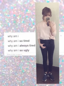 「snidel」｜「アイテム（スウェット）」を使った、a  i  ✩さん（レディース・152cm）の秋コーディネート