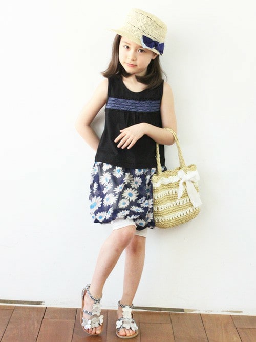 シエラちゃん Ribbon Hakka Kids 六本木ヒルズ店 Hakka Kidsのキャップを使ったコーディネート Wear