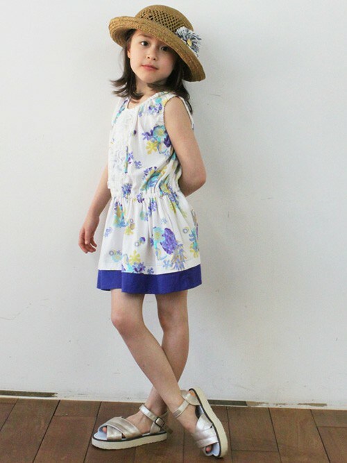 シエラちゃん Ribbon Hakka Kids 六本木ヒルズ店 Hakka Kidsのワンピースを使ったコーディネート Wear