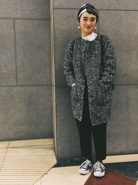 kiki26さん（レディース・158cm）の冬コーディネート