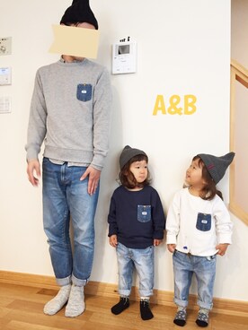 A&Bさん（キッズ・90cm）の秋コーディネート