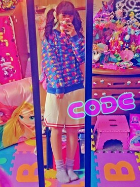 「アイテム（スウェット、ブルー系）」を使った、ゆうみんさん（レディース・166cm）の夏コーディネート