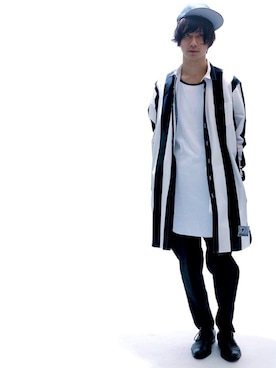 「SILLENT FROM ME」｜Kimihiko HM Satoさん（メンズ・179cm）の冬コーディネート