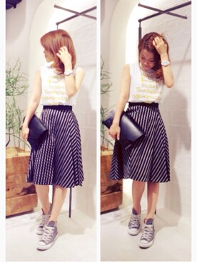 megさん（レディース・155cm）の夏コーディネート