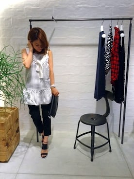 megさん（レディース・155cm）の夏コーディネート