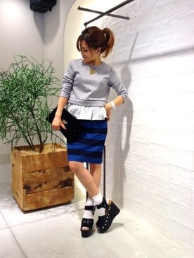 megさん（レディース・155cm）の夏コーディネート