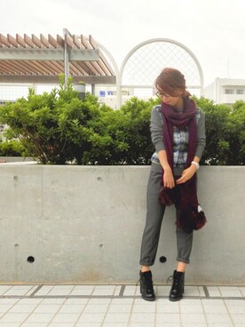 megさん（レディース・155cm）の秋コーディネート