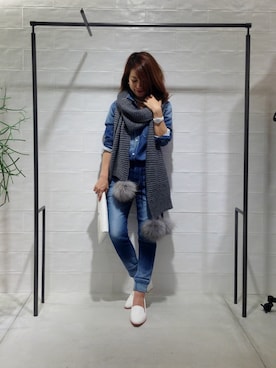 megさん（レディース・155cm）の秋コーディネート